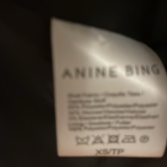 EUC Annine Bing Classic Black and White Checkered Blazer - Picture 4 of 6